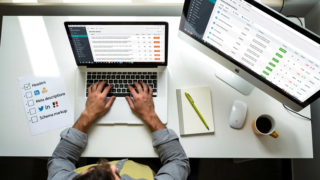 A checklist showing key content formatting rules for answer engine optimization success.