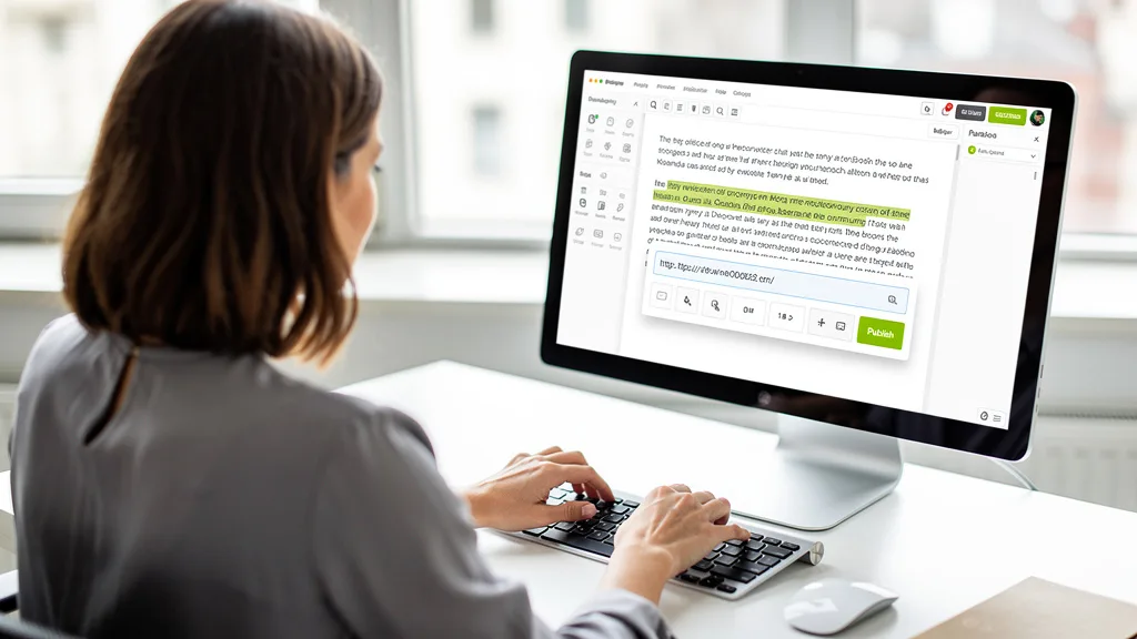 A close-up screen capture of a blog post editor like WordPress
