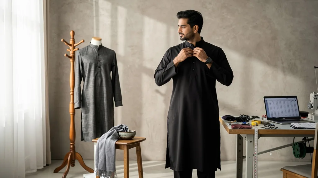 Click to manage / replace image Understanding the Pathani Kurta: A Staple of Ethnic Fashion