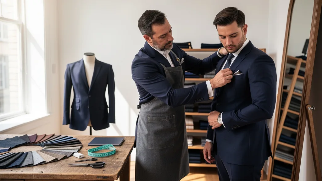 Click to manage / replace image What Defines a Premium Suit?