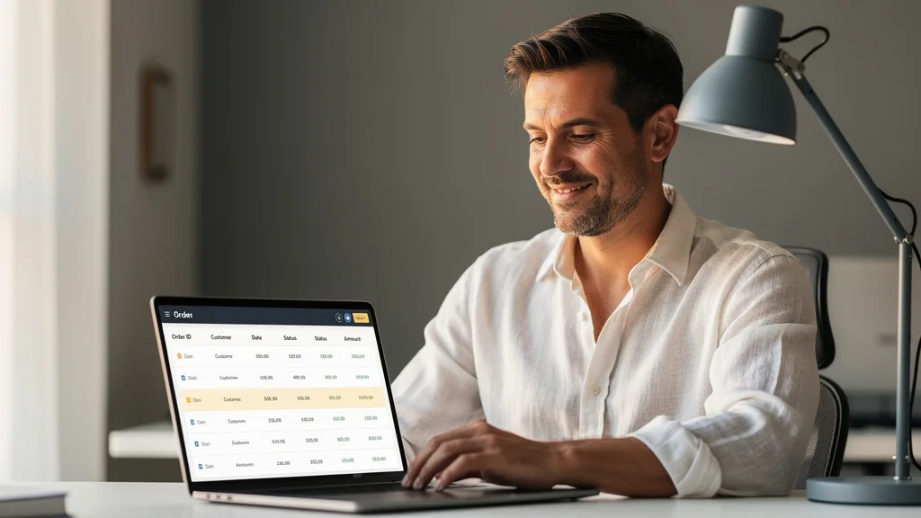A man wearing a comfortable premium shirt for all-day wear at the office.