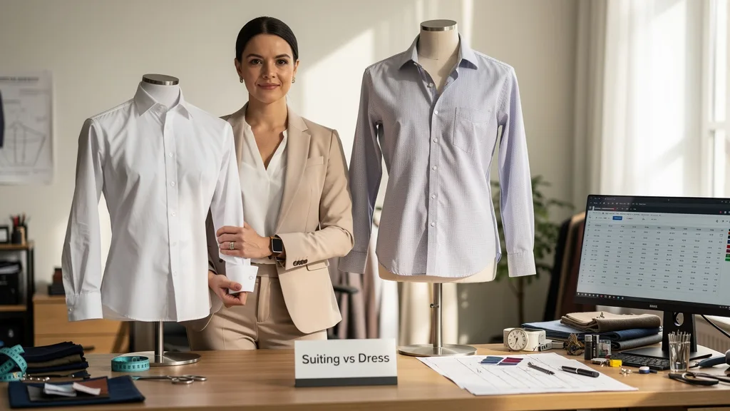 Click to manage / replace image What Specifically Defines a Suiting Shirt?