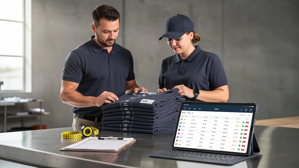 Click to manage / replace image People doing real work about Your Checklist, with tools or a screen showing working data,