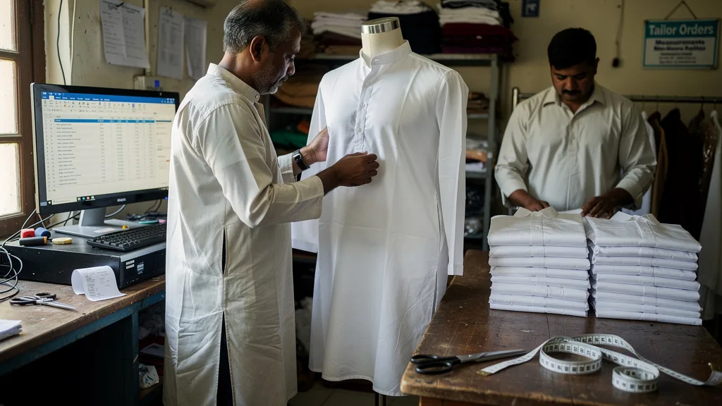 Click to manage / replace image White Kurta Pajama practical tools and execution overview