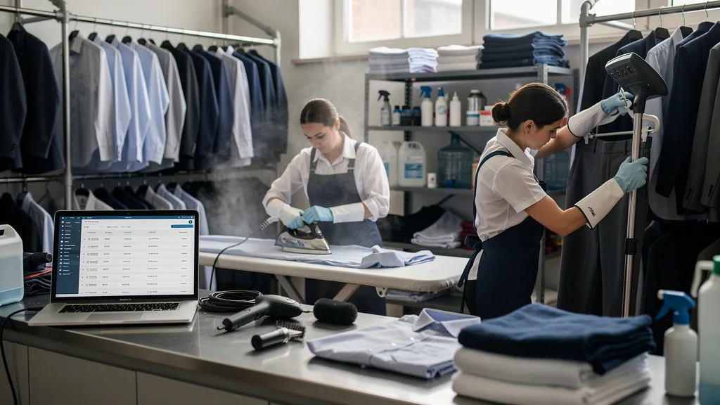 Click to manage / replace image Ironing and Steaming for a Crisp Finish