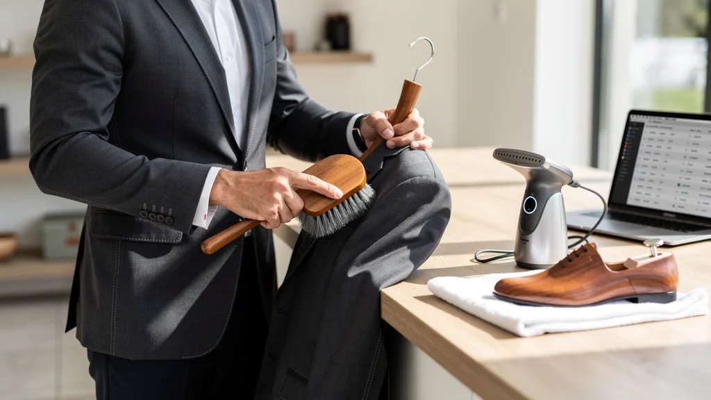 Click to manage / replace image Essential Tools for At-Home Suit Maintenance, practical workflow