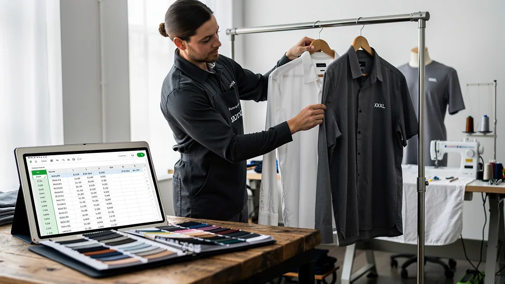 Click to manage / replace image The Verdict: Which Fabric Is Best for Plus-Size Shirts?, overview and key steps