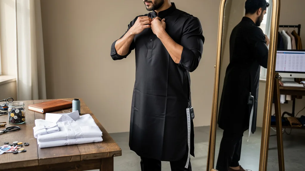 Click to manage / replace image Step 3: Choosing Footwear for Your Pathani Suit