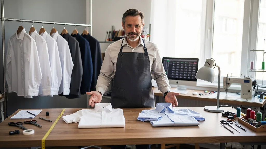 Click to manage / replace image Understanding the Modern Dress Shirt