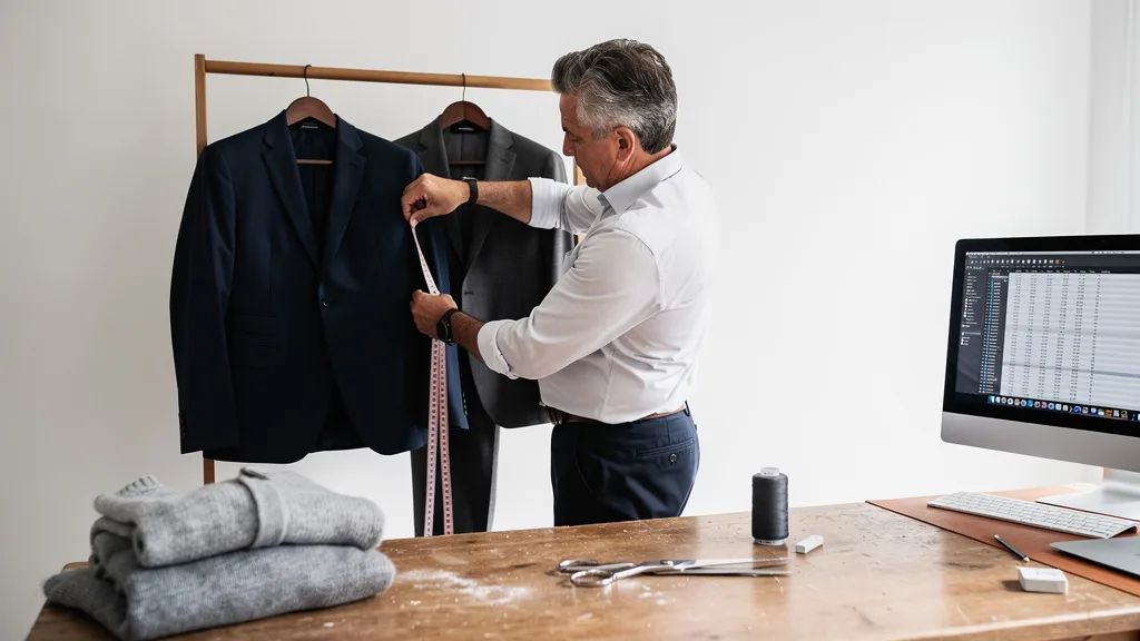 Click to manage / replace image Choosing Your First Suit: Why Color Matters Most