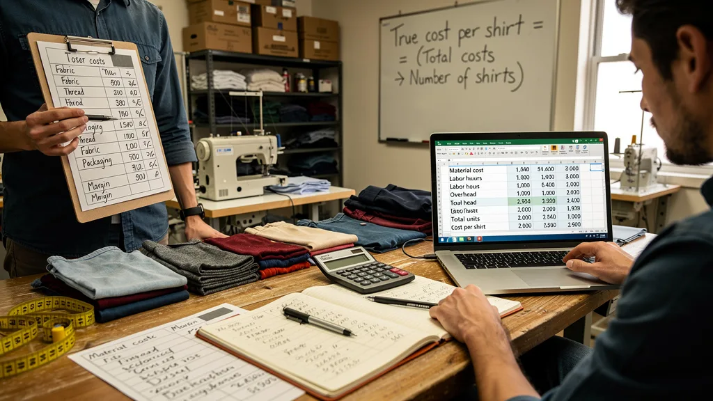 Click to manage / replace image How to Calculate Your True Cost Per Shirt
