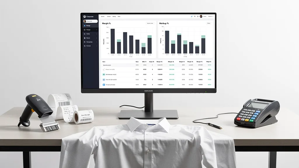 Click to manage / replace image Margin vs markup chart for premium shirt pricing 2026