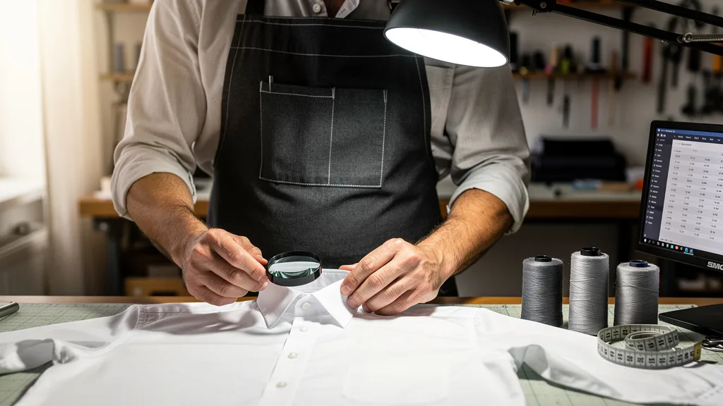 Click to manage / replace image A close-up of a tailor