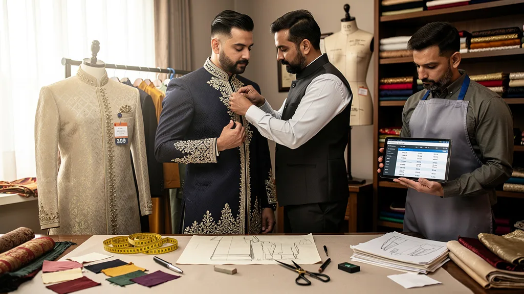 Click to manage / replace image Kurta - Custom vs Ready-to-Wear Sherwani: Which Is Better for Your Big Day?
