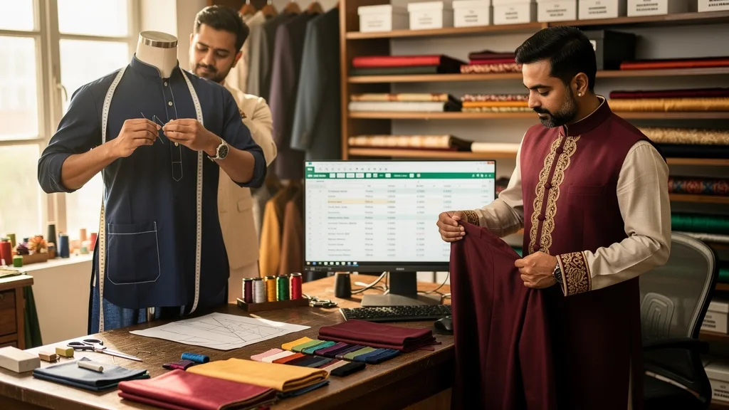 Click to manage / replace image Kurta vs Sherwani: Key Differences for Groom Attire in 2026