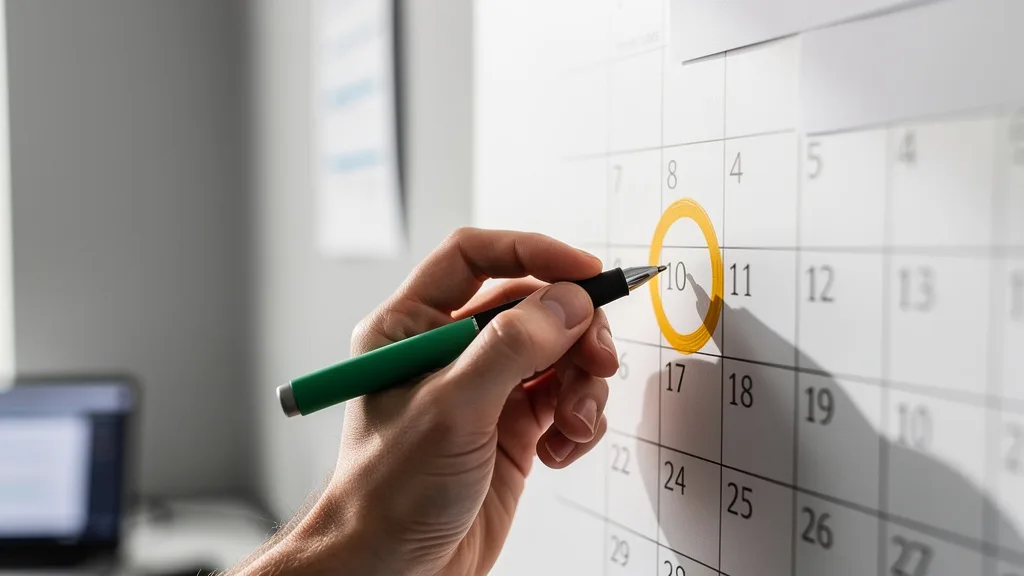 Click to manage / replace image A calendar with one date circled, representing the limited scope of a single trial Quran session.