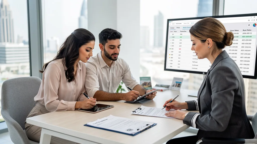 A first-time home buyer carefully planning their budget for a Dubai apartment.