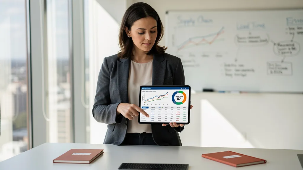 A user analyzing market data on the Viral Launch platform on a tablet.
