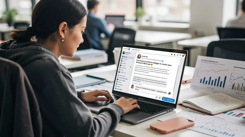 Click to manage / replace image A user engaging with an Amazon expert