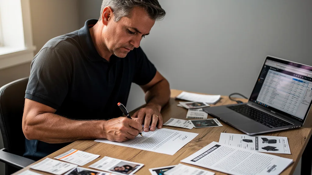 Click to manage / replace image A seller preparing new evidence and writing an appeal for an Amazon A-to-Z claim decision.