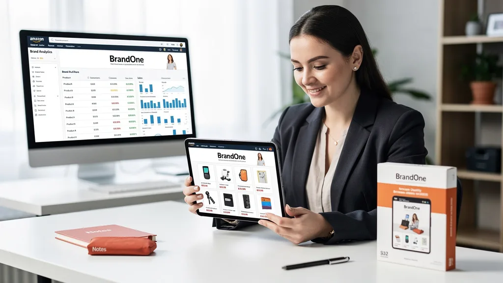 Click to manage / replace image Manager ensuring brand consistency between an Amazon Store and product packaging.