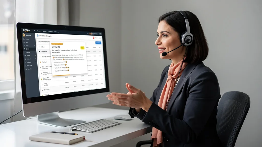 Click to manage / replace image A seller writing a clear and effective support ticket to Amazon with all necessary details.