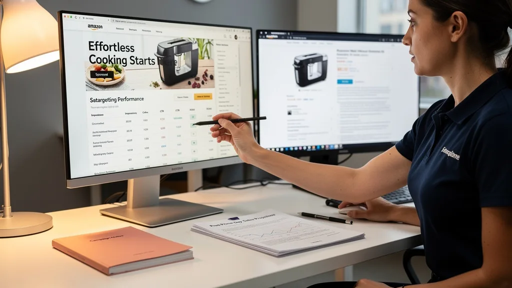 A Sponsored Display ad retargeting a potential customer on a lifestyle blog after they viewed a product on Amazon.