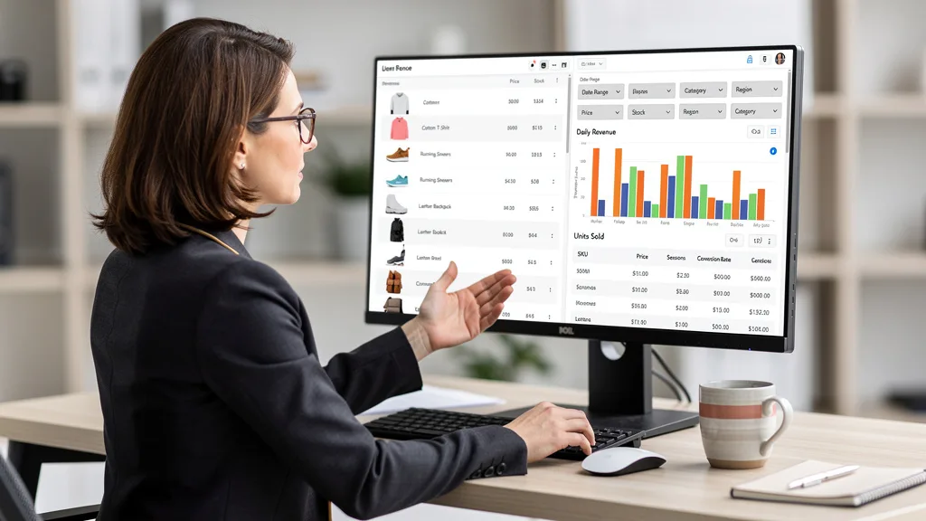 Comparing the user interfaces of Amazon Niche Product Finder and Helium 10