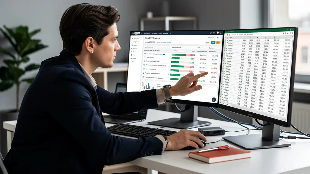 Click to manage / replace image Adjusting a daily budget slider on an Amazon PPC campaign dashboard.