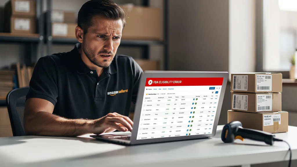 Amazon FBA Eligibility Errors and How to Fix Them in 2026