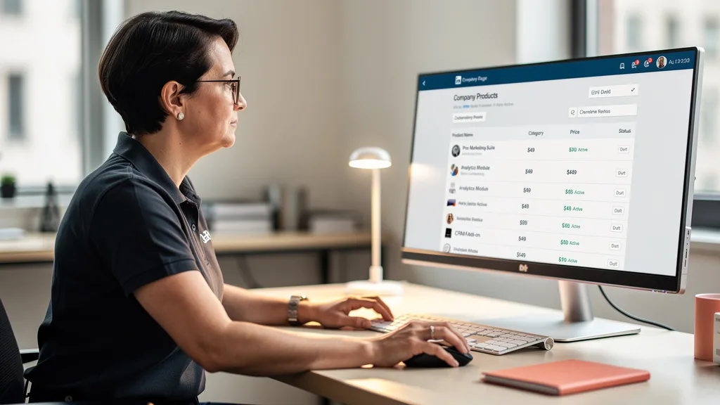 A team member updating a brand
