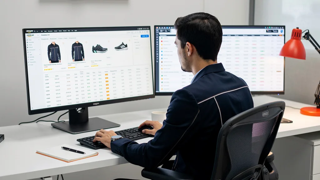 Click to manage / replace image Amazon seller entering backend search terms in Seller Central to improve product discoverability.