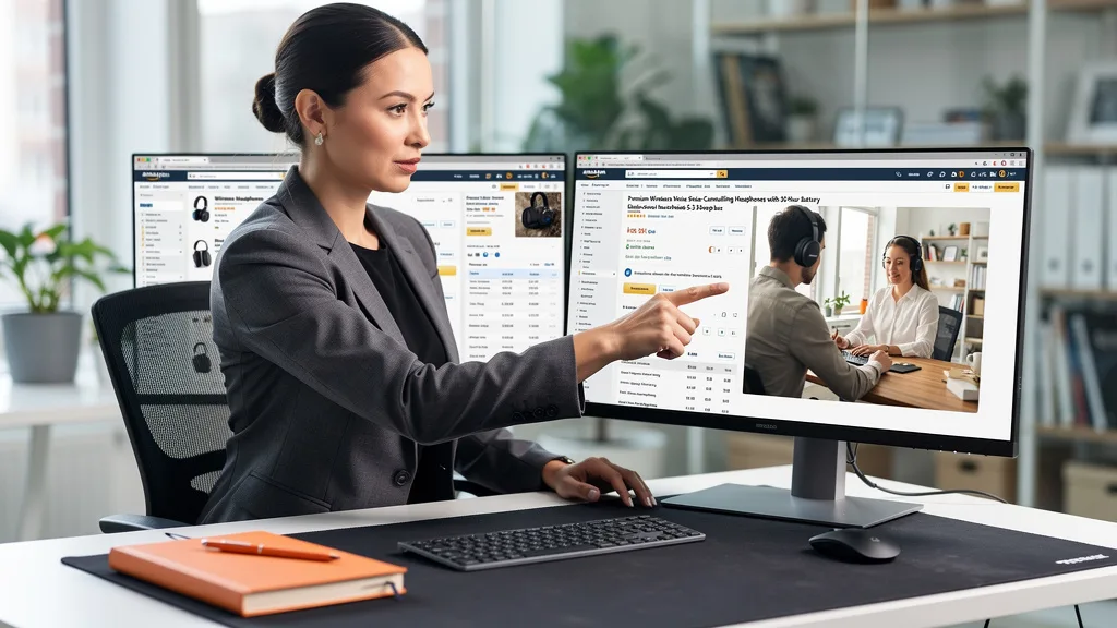 A side-by-side comparison of a poorly optimized and a well-optimized Amazon product listing.