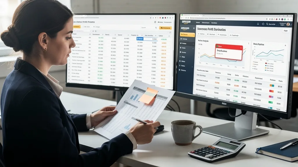 A comparison of a weak Amazon listing next to a strong, well-optimized competitor listing.