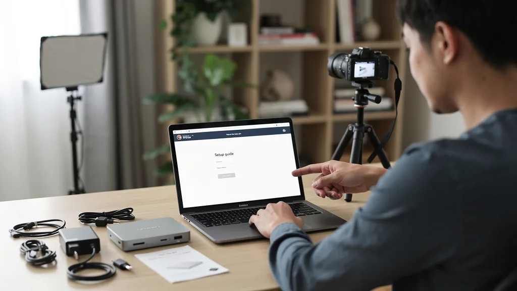 A user navigating to the Amazon Business registration page to start the setup process.