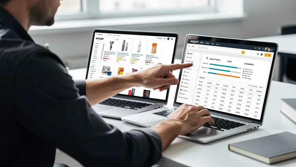 Click to manage / replace image An Amazon seller using the Helium 10 Black Box feature to filter for new product ideas.