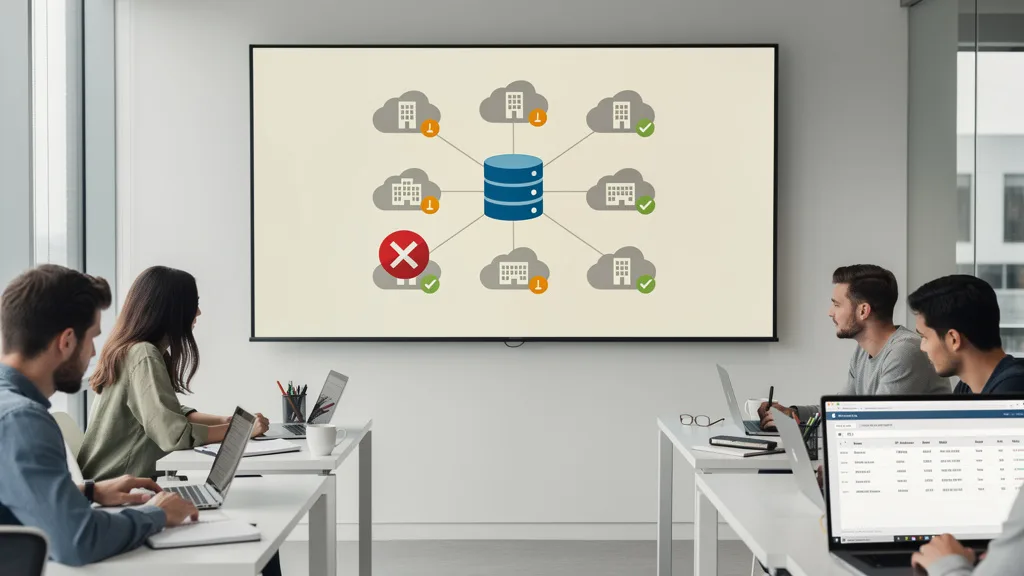 Click to manage / replace image A diagram illustrating the concept of using diverse hosting providers to avoid PBN footprints.