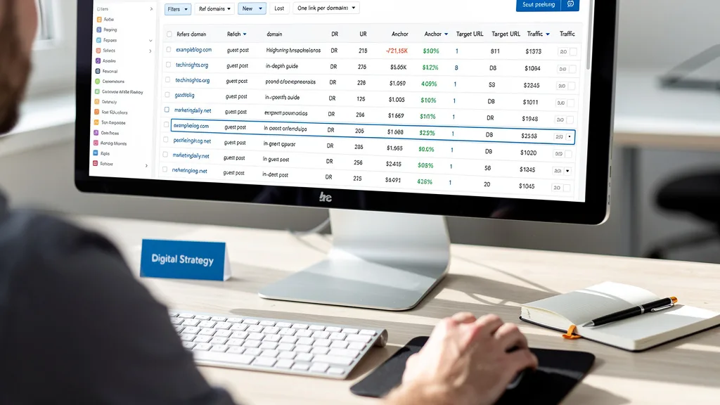 Click to manage / replace image Using an SEO tool to analyze a competitor