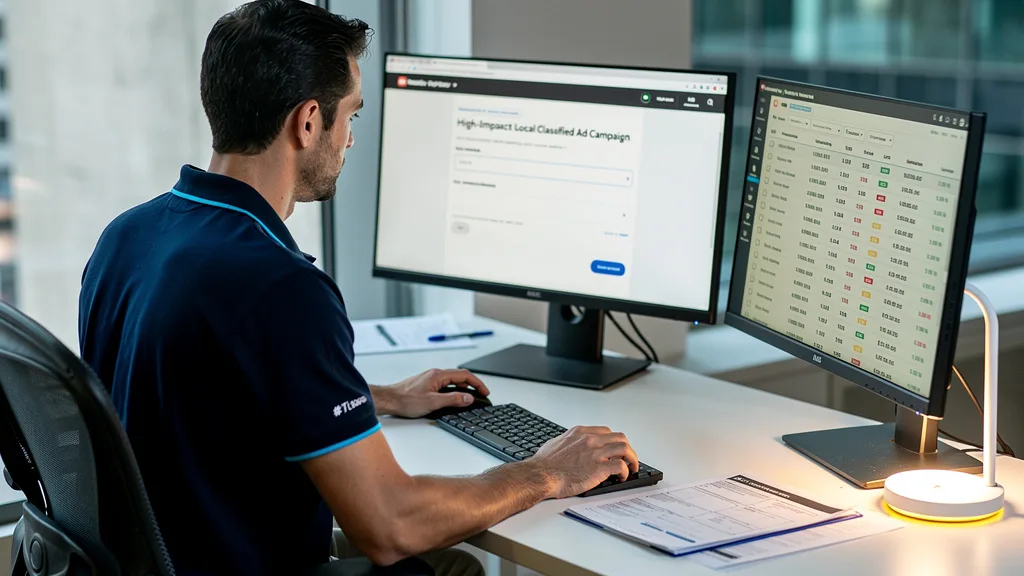 Click to manage / replace image Crafting a keyword-rich headline for a classified ad to attract clicks and improve search ranking.