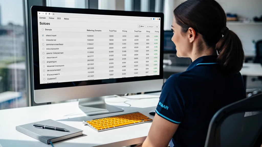 Click to manage / replace image A computer screen illustrating the potential reward of rising SEO ranks versus the risk of a penalty.