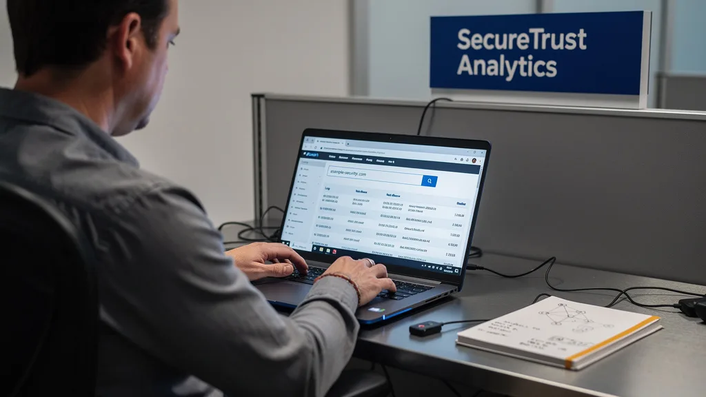 Using a free online tool to search Certificate Transparency logs for a specific domain name.