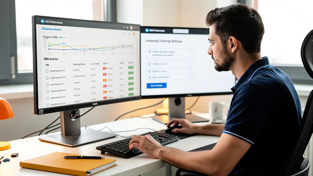 Click to manage / replace image Configuring on-page SEO settings for a new PBN article to ensure optimal indexing.