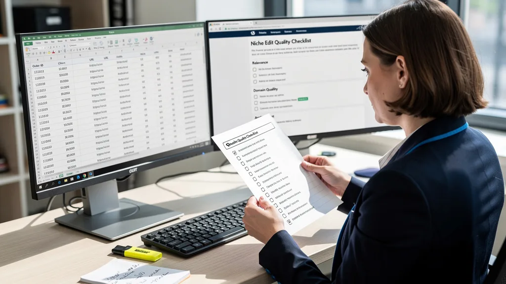 Click to manage / replace image Identifying red flags like stock photos and poor content on a low-quality website during the vetting process.