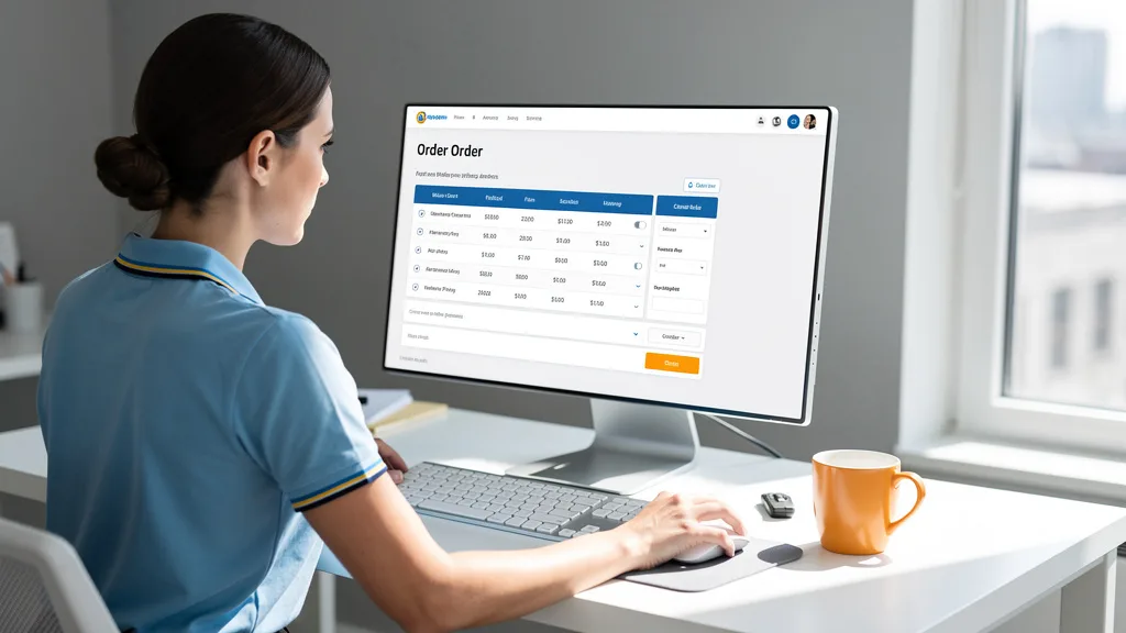A user filling out an online form to order a guest post service.