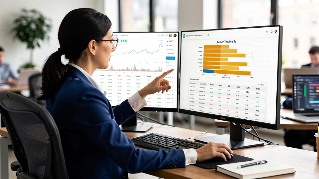 Click to manage / replace image Comparison showing a high-ranking finance website and its corresponding healthy anchor text profile.